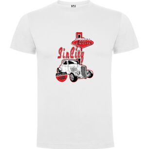 Sin City Roadtrip Tee Tshirt σε χρώμα Λευκό Small