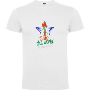 Sing the World Tshirt σε χρώμα Λευκό 7-8 ετών