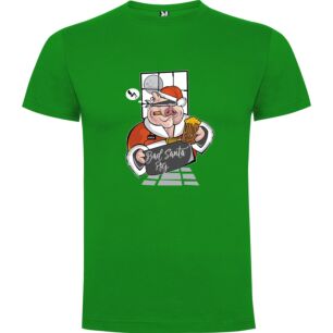 Sinister Santa Sips Tshirt σε χρώμα Πράσινο Small
