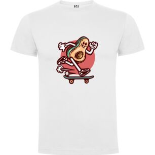 Skateboard Monster Madness Tshirt σε χρώμα Λευκό Medium