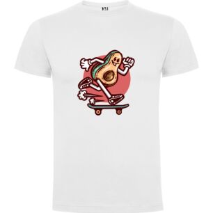 Skateboard Monster Madness Tshirt σε χρώμα Λευκό Small