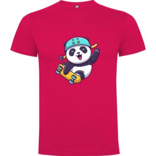 Skateboard Panda Mascot Tshirt