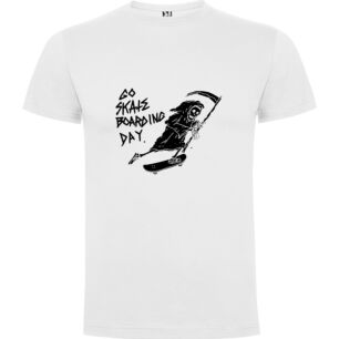 Skateboard Skeleton: Artistic AF Tshirt