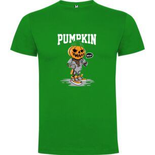 Skateboardin' Pumpkin Head Tshirt