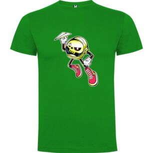 Skateboarding Alien Automaton Tshirt