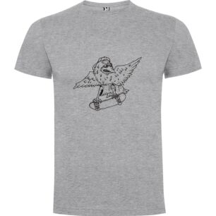 Skateboarding Bird Mascot Tshirt