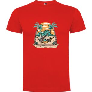 Skeletal Seaside Serenade Tshirt σε χρώμα Κόκκινο XLarge