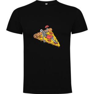 Skeleton Pizza Delight Tshirt