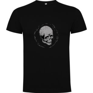 Skull Circles: Detailed Horror Tshirt