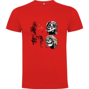 Skull Faces: Punk Art Tshirt