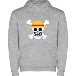 Skull-Hat Pirate Portrait Φούτερ με κουκούλα