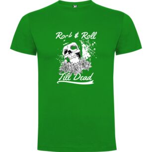 Skull Rock 'n Roses Tshirt