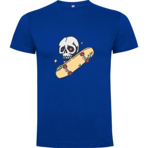 Skull Skateboard Art Tshirt