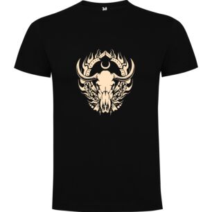Skull-Taurus: Cyberpunk Symbol Tshirt