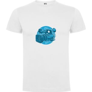 Skullcam Pro Video Illustration Tshirt σε χρώμα Λευκό XXXLarge(3XL)