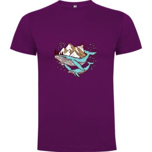Sky Whale Mountains Tshirt