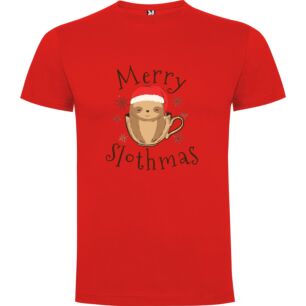 Sloth King's Merry Card Tshirt