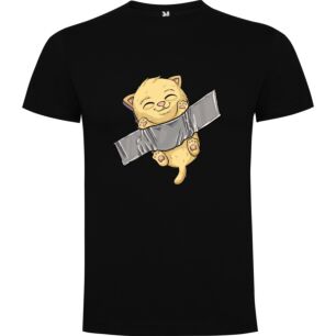 Smiling Bandaged Kawaii Cat Tshirt