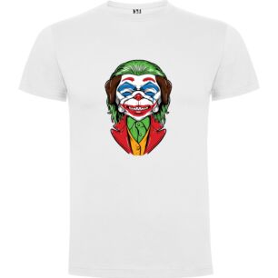 Smiling Clown: Joker Portrait Tshirt σε χρώμα Λευκό XXXLarge(3XL)
