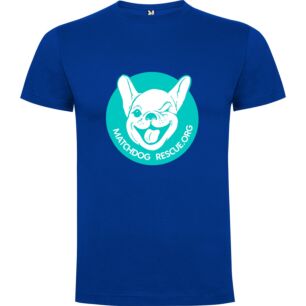 Smiling Dog Logo Art Tshirt
