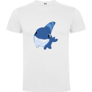 Smiling Shark Hybrid Tshirt σε χρώμα Λευκό 3-4 ετών