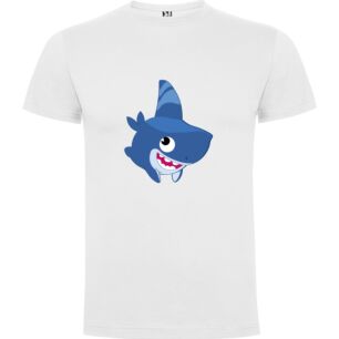 Smiling Shark Mascot Tshirt σε χρώμα Λευκό 3-4 ετών