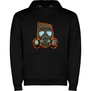 Smogpunk Gas Mask Art Φούτερ με κουκούλα