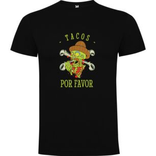 Smoking Taco Skeleton Tshirt