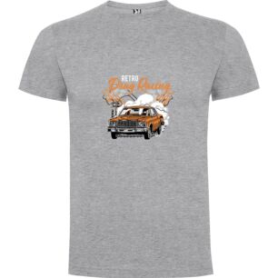 Smoky Orange Retro Ride Tshirt