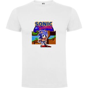 Sonic Noir Illustration Tshirt σε χρώμα Λευκό 11-12 ετών