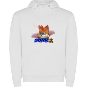 Sonic: The Fox Exposed Φούτερ με κουκούλα σε χρώμα Λευκό 7-8 ετών