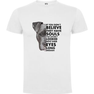 Soulful Pitbull Gaze Tshirt