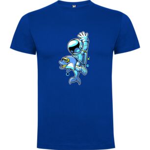 Space Dolphin Rider Tshirt