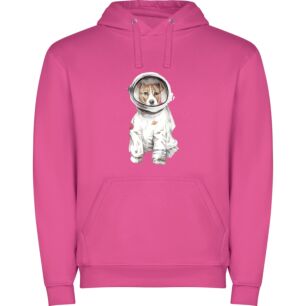 Space Pup in Suit Φούτερ με κουκούλα