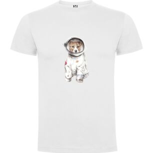 Space Pup Portraits Tshirt σε χρώμα Λευκό 3-4 ετών