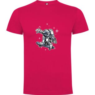 Space Skating Skeleton Tshirt