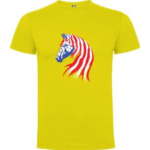 Spangled Patriot Horse Tshirt