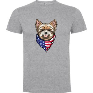 Spangled Yorkie Mascot Tshirt