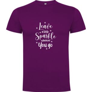 Sparkle Everywhere You Go Tshirt σε χρώμα Μωβ 3-4 ετών