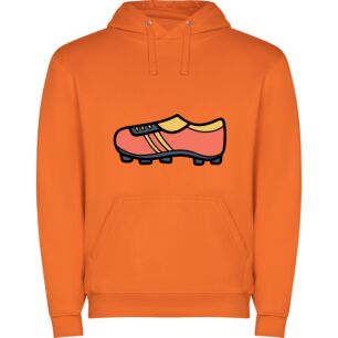 Spectacular Soccer Shoe Φούτερ με κουκούλα σε χρώμα Πορτοκαλί Large