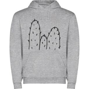Spiky Cactus Elegance Φούτερ με κουκούλα
