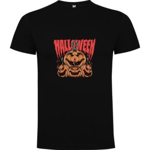 Spooky Pumpkin Halloween Art Tshirt