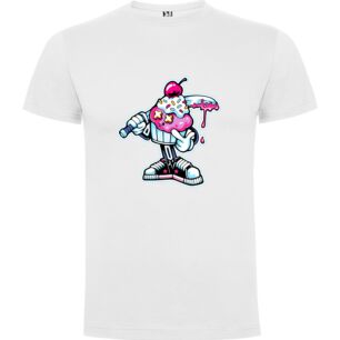 Sprinkle Cupcake Candypunk Tshirt σε χρώμα Λευκό XXLarge