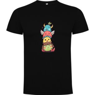 Stacked Creature Cartoons Tshirt