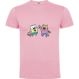 Standing Cat Couple Tshirt