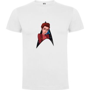 Starfleet's Red Captain Tshirt σε χρώμα Λευκό 9-10 ετών