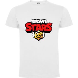 Starry Brawl Logo Tshirt σε χρώμα Λευκό XXXLarge(3XL)