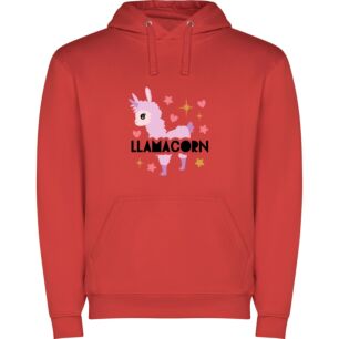 Starry Llamacorn Delight Φούτερ με κουκούλα