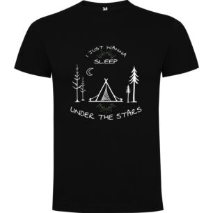 Starry Night Camping Experience Tshirt