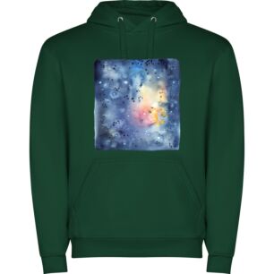 Starry Space Watercolor Dreams Φούτερ με κουκούλα